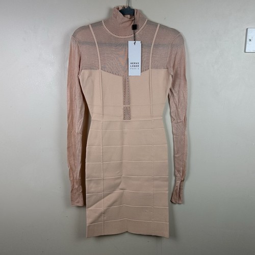Herve leger mock neck bandage - neck,