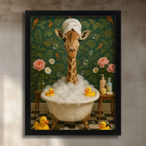 Giraffe wall art - giraffe,
