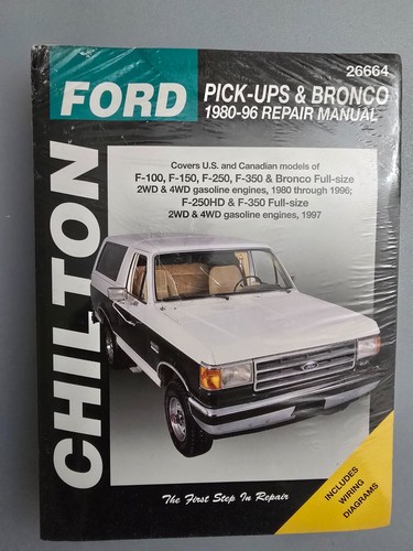Chilton ford pick ups bronco - pick-ups, &