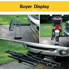 Motorcycle Dirtbike Carrier Tilt Hitch Mount Rack For  Tundra 2022 2023