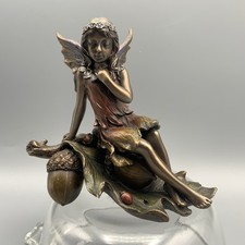 Bronze-Effect Fairy Figurine
