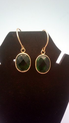 Gold drop earrings - 9, ct
