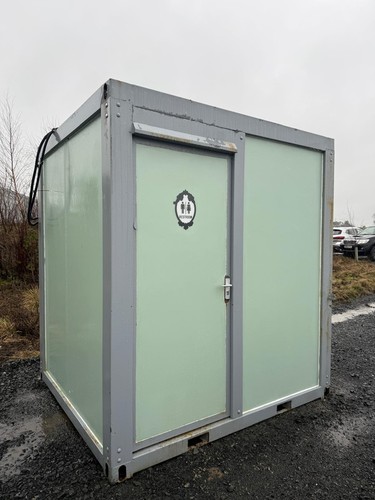 Portable toilet shower block - shower,