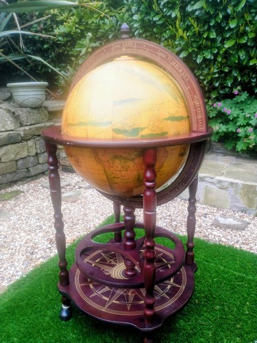 Vintage globe drinks - vintage,
