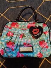 betsey johnson , blue floral
