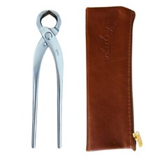 Ryuga Bonsai Root Cutter & Leather Carry Case | Stainless Steel Bonsai Tools