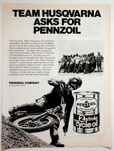 Husqvarna pennzoil motocross - pennzoil,