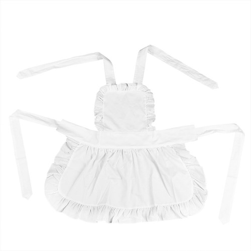 White cotton women maid - cotton,