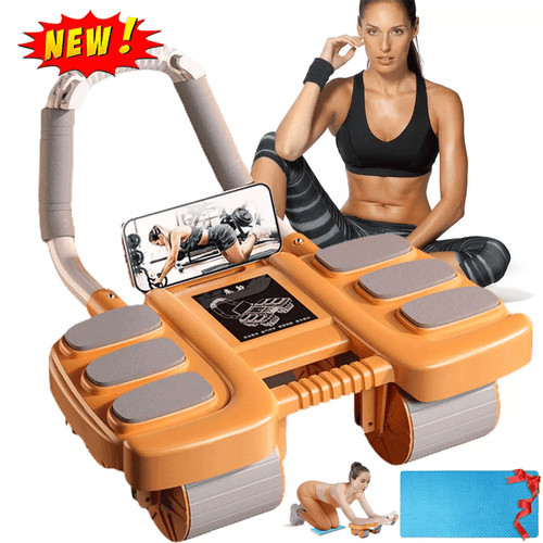 Abdominal roller with padded - abdominal,