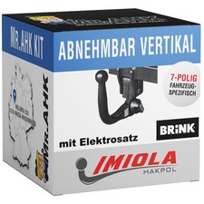 Towbar vert. Detachable for BMW X6 G06 19-23 + E-Set 7pin specific