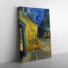Cafe Terrace At Night By Vincent Van Gogh Canvas Wall Art Print Framed Picture
