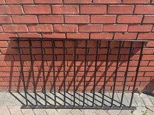 Metal steel Railing Panels. Various Sizes. Galvanised And Powder Coated black. 