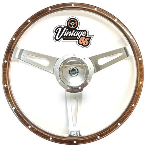 Wood steering wheel - wheel, boss