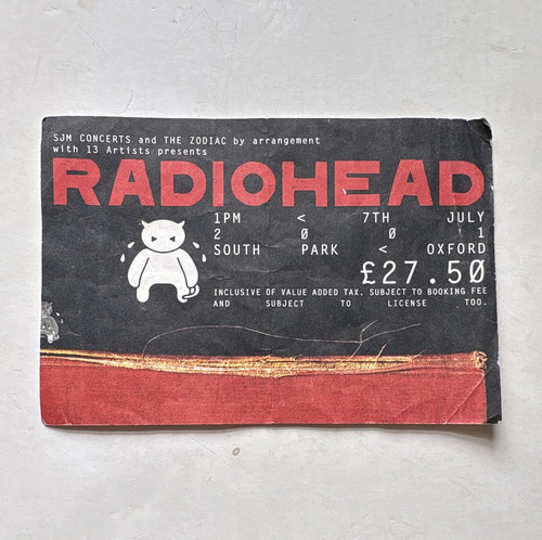 Radiohead original concert - radiohead,