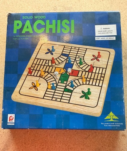 Pintoy solid wood pachisi - solid,