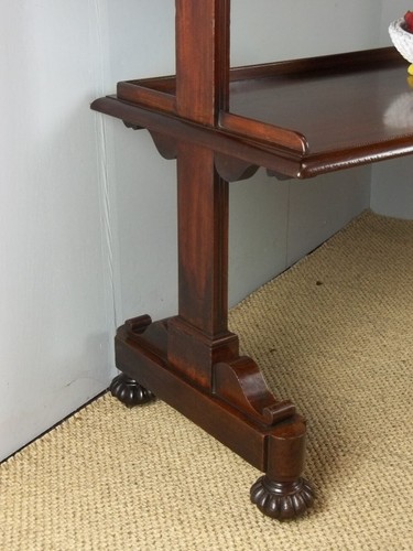 Antique gillows mahogany dumb - mahogany,
