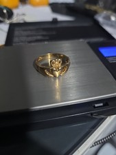 9ct Gold Claddagh Ring Size T