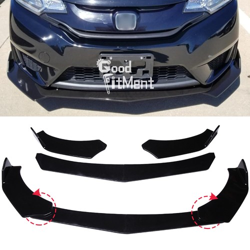 Glossy black front bumper chin - glossy,