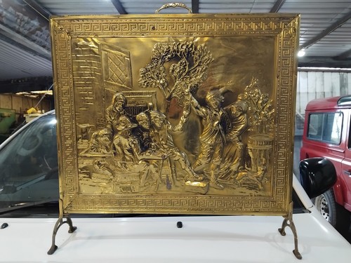 Brass vintage fire - brass,