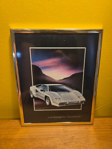 Vintage framed poster