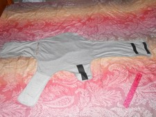 Dog Calming Vest Coat Thunder Shirt Dog Jacket Dog Anti Anxiety Stress Vest Grey