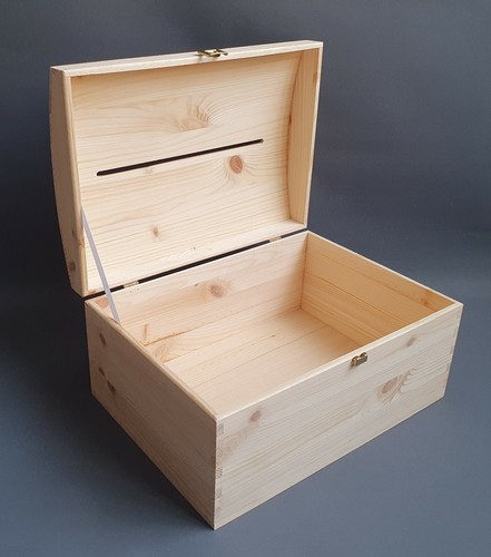 Large wooden box - wooden, chest