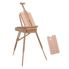 HOMCOM Tripod Art Easel Wooden