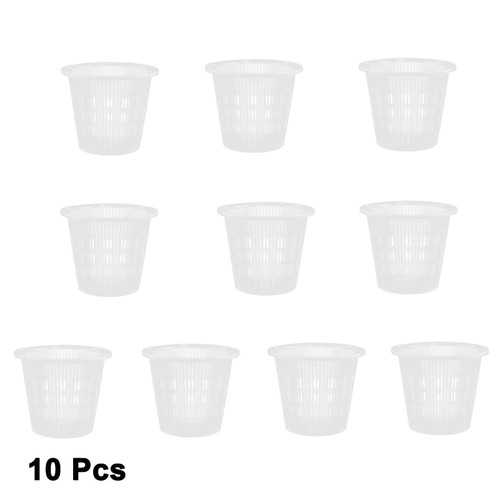 10pcs clear orchid pot with - pot,