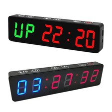 Gym Timer LED Workout Colck Stopwatch Digital Timer Multifuncational Boxing
