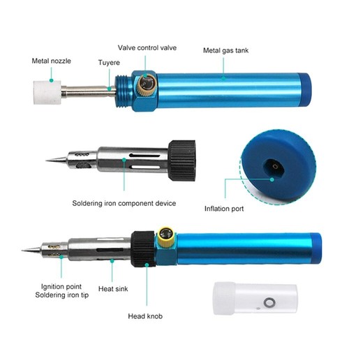 Gas soldering iron torch - soldering,