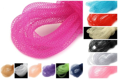 Crinoline mesh tubing - crinoline, milliner