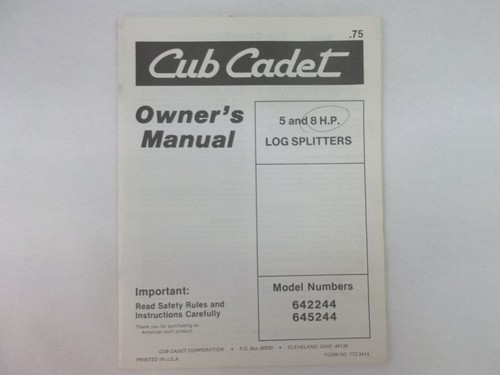 Cub cadet and - cadet,