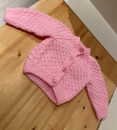 Hand knitted baby cardigan - knitted,