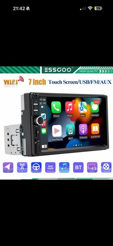 Double din 7inch - 7inch, bluetooth