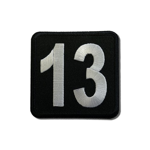 Embroidered black white - black,