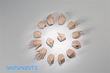 7 pairs 1:6 Suntan Hands Model Parts For 12" Male PH TBL Action Figure Body Toys