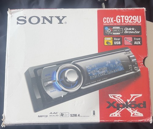 Sony cdx gt929u car stereo - cdx,