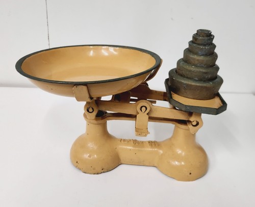 Vintage 7lb kitchen weighing - vintage,