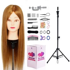 22'' 100% Real Hair Training