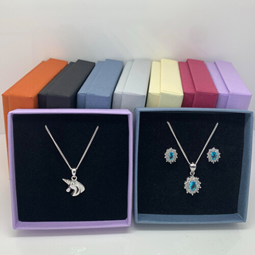 Gift box necklace earrings - gift,