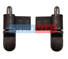 A Pair of Weld On Trailer Hinges 60mm Long Supplied with Weld on Hinge Posts