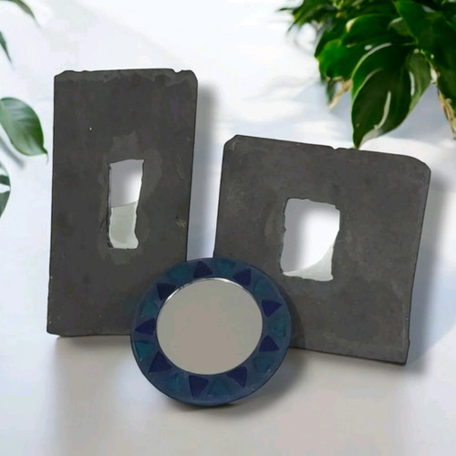 Natural slate framed - natural,