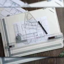 Engineering A3 Drawing Board Table Architects Technical Drafting Whiteboard Tool