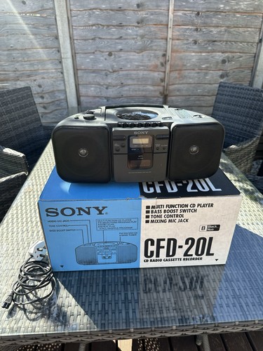 Vintage sony cfd - sony, cd