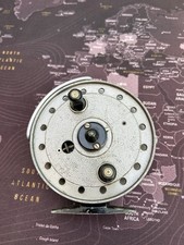 Vintage J.W.Young & Sons 4” Trudex Centre Pin Fishing Reel