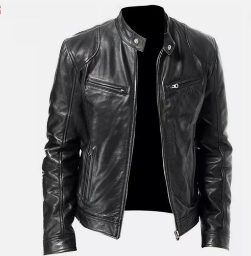 Men classic cafe racer biker - men's,
