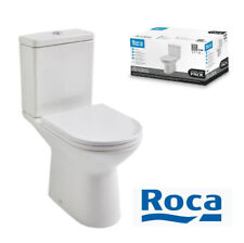 Roca Andes Rimless Toilet Pan With Dual Flush Cistern And Soft Close Seat Modern