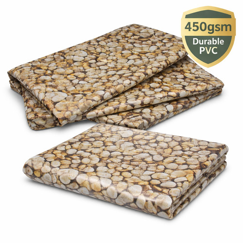 Pebble design pond liner - pond,