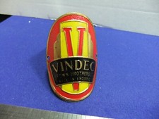 badge cycle head vindec v header bicycle bike cycling advertising england