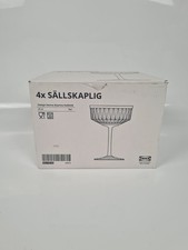 New 4 x Champagne Coupe